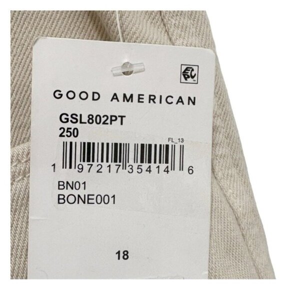 Good American Good Skate Wide Leg Jeans Size 18 - Picture 9 of 11